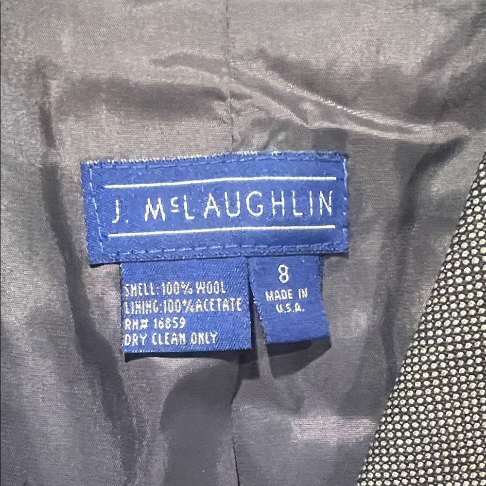 J. McLaughlin Gray Wool Blazer - Picture 3 of 8